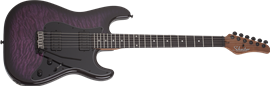 Schecter DIAMOND SERIES Traditional Pro Transparent Purple Burst 6-String Electric Guitar 2023